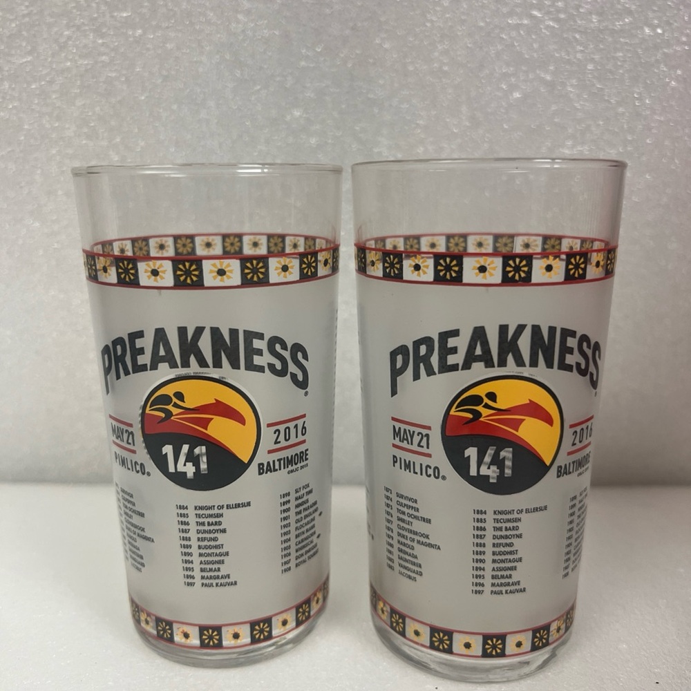 Preakness 2016 Baltimore Commemorative Glass Set